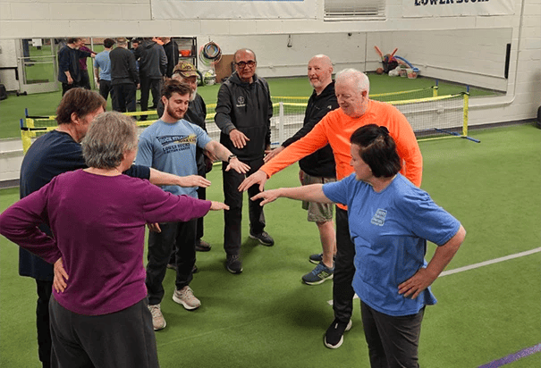 Rock Steady Boxing exercising at Physical Development Center